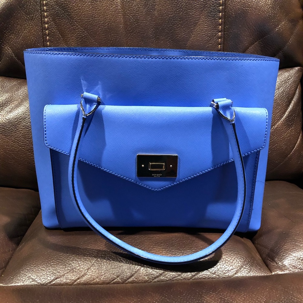 Kate spade bright blue tote